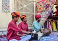 Traditional musicians at the City Palace