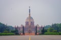 Jaipur, India - September 26, 2017: Goverment building of Rashtrapati Bhavan is the official home of the President of