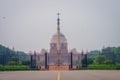 Jaipur, India - September 26, 2017: Goverment building of Rashtrapati Bhavan is the official home of the President of