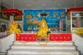 JAIPUR, INDIA - SEPTEMBER 19, 2017: Indoor view of a temple Goddess Kali Ma and God Bhairav Murti in Jaipur local Temple