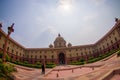 Jaipur, India - September 26, 2017: Minister of Defense Rashtrapati Bhavan is the official home of the President of