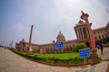 Jaipur, India - September 26, 2017: Minister of Defense Rashtrapati Bhavan is the official home of the President of