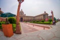 Jaipur, India - September 26, 2017: Minister of Defense Rashtrapati Bhavan is the official home of the President of