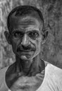 Jaipur, Rajasthan, India - Circa October 2010 - Portrait of an unidentified Indian man