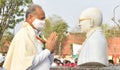 Rajasthan CM Ashok Gehlot pays tribute to Mahatma Gandhi