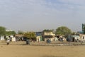 Slum area in Jaipur India