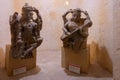 Beautiful stone made antique sculptures of Hindu Gods and Goddesses inside