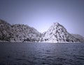 Jaisamand Lake Dhebar Lake near Udaipur, Rajasthan, India Royalty Free Stock Photo