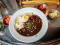 Jajangmyeon Magic: Your Next Noodle Obsession ? Royalty Free Stock Photo