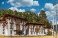 Jakar Dzong monastery in Bhutan Royalty Free Stock Photo