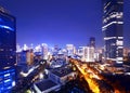 Jakarta city at night