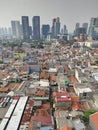 jakarta city view in the aftenoon Royalty Free Stock Photo