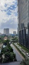 Jakarta district 8 indonesia sudirman scbd Royalty Free Stock Photo