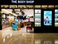 Jakarta, February 5 2019 : Empty The Body Shop Outlet Without Any Visitor. Photo taken from Front View