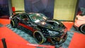Modified black Toyota 86 or GT86 in IAM automodified jakarta 2023 Royalty Free Stock Photo