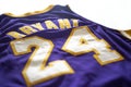 The Jersey Of American Basketball Legend Kobe Bryant