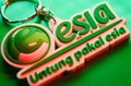 Jakarta, Indonesia - January 04 2024 : Key chain with the Esia company logo,