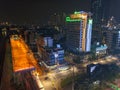 JAKARTA - Indonesia. July 15, 2019: Aerial view of BNI City Station with located in South Jakarta Central Business Distri Royalty Free Stock Photo