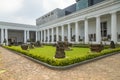 General view of the inner courtyard of the National Museum of Indonesia Royalty Free Stock Photo