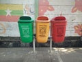 Trash can provided by the Jakarta provincial government