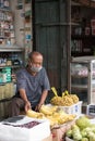 Jakarta, Indonesia - June 15, 2020: Selling a Fruits