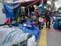 Afternoon atmosphere at the Kebayoran flea market (second hand) Jakarta Indonesia