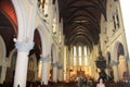 Jakarta, Indonesia - May 24 2014 : People visiting cathedral church