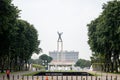 West Irian Liberation Statue, Iconic Statue in Lapangan Banteng, Jakarta, Indonesia.