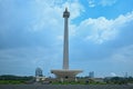 Historic building of the Jakarta national park (monas), Indonesia