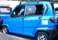 Bajaj Qute in Jakarta Royalty Free Stock Photo