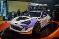 Toyota 86 or GT86 drift car in Indonesia Modification Expo Royalty Free Stock Photo