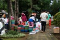 Jakarta January 2021 - traditional market activity