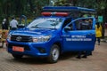 Jakarta June 2021 - zoo patrol and car