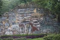 Wall motif at Rahgunan Wildlife Park, Jakarta