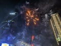 Jakarta new year fireworks