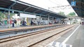 Jakarta, November 1 2020; the view of Tebet station at Jakarta, Indonesia