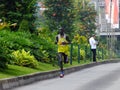 Jakarta - October 27, 2013 Luke Kibet Kenya Runner Royalty Free Stock Photo