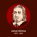 Jakob BÃÂ¶hme 1575 - 1624 was a German philosopher, Christian mystic, and Lutheran Protestant theologian