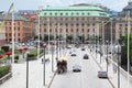 Jakobsgatan 9 - Old cart with horses rides