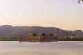 Jal mahal jaipur sunset Royalty Free Stock Photo