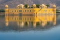 Jal Mahal water palace at Jaipur Rajasthan India.