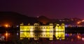 Jal Mahal Water Palace located in the middle of the Man Sagar