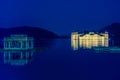 Jal Mahal Water Palace in Man Sager Lake in Jaipur Rajasthan India. Royalty Free Stock Photo