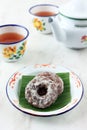 Jalabria or Jalabiya, Donut Ring Shape Snack made from Sticky Rice Flour