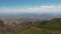 Mountains in Kyrgyzstan The Pass the Country Opens Out to the Ferghana Valley