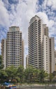 Aug 26.2018 Residential Buildings around Junction between Lower Delta Road and Jalan Bukit Merah Road during lunch time, Singapore