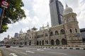 Historical building and landmark along Jalan Raja in from of Dataran Merdeka Square, Kuala Lumpur, Malaysia.