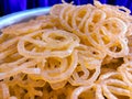 Jalebi or Jilebi Jangri in a indian sweet shop