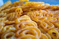 Jalebi- A Popular Indian Sweet, selective focus Royalty Free Stock Photo