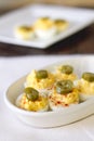 Jalepeno Deviled Eggs Royalty Free Stock Photo